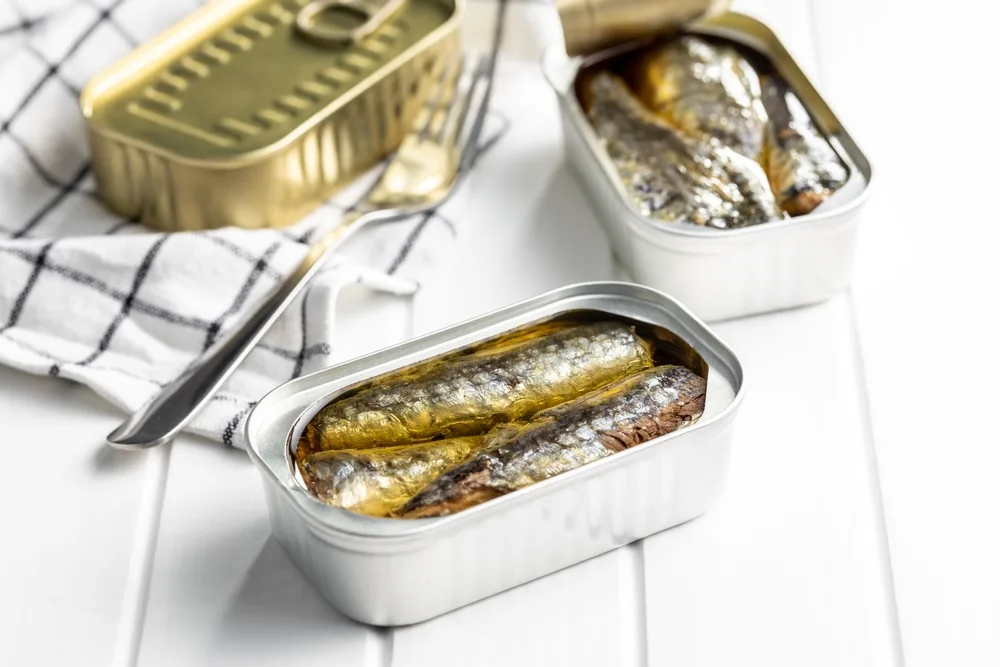 cans of sardines