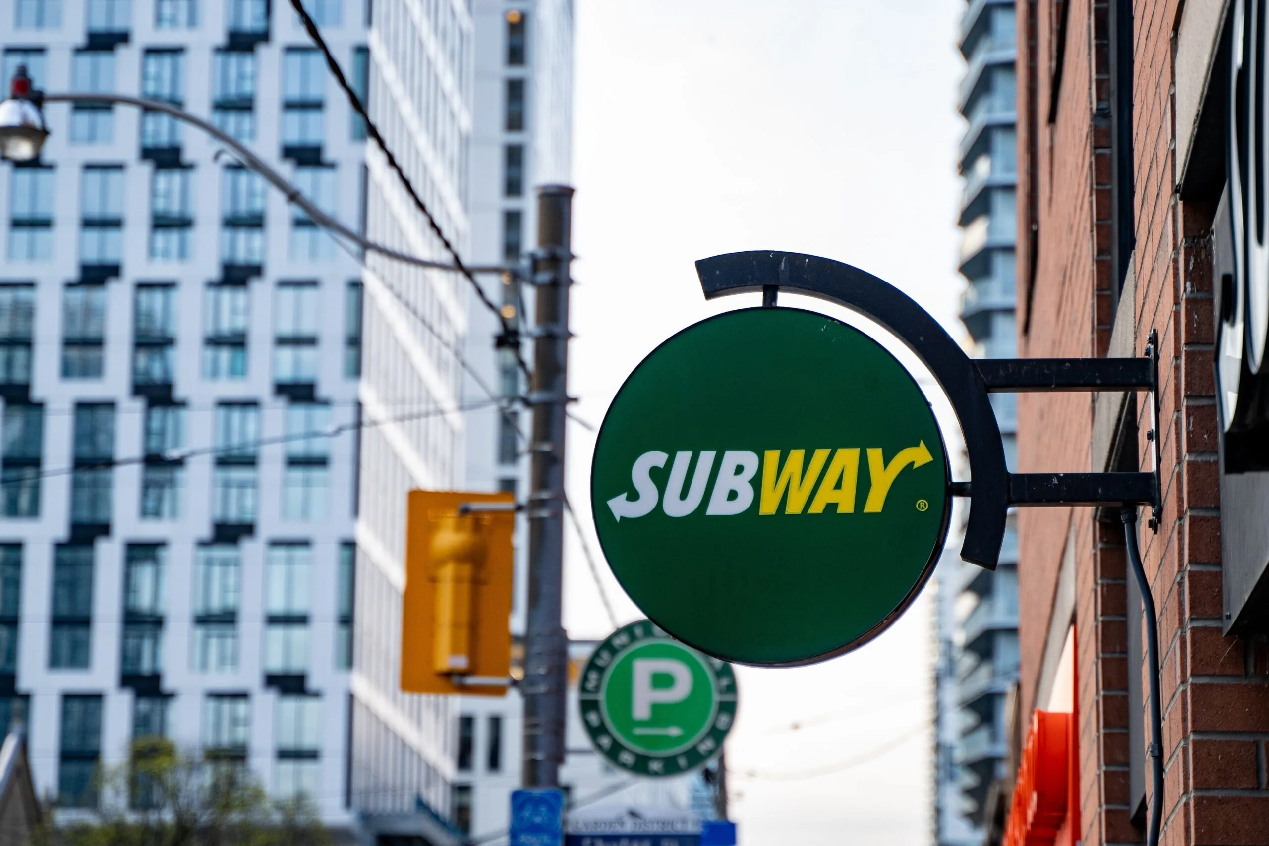 City, Sign, Subway